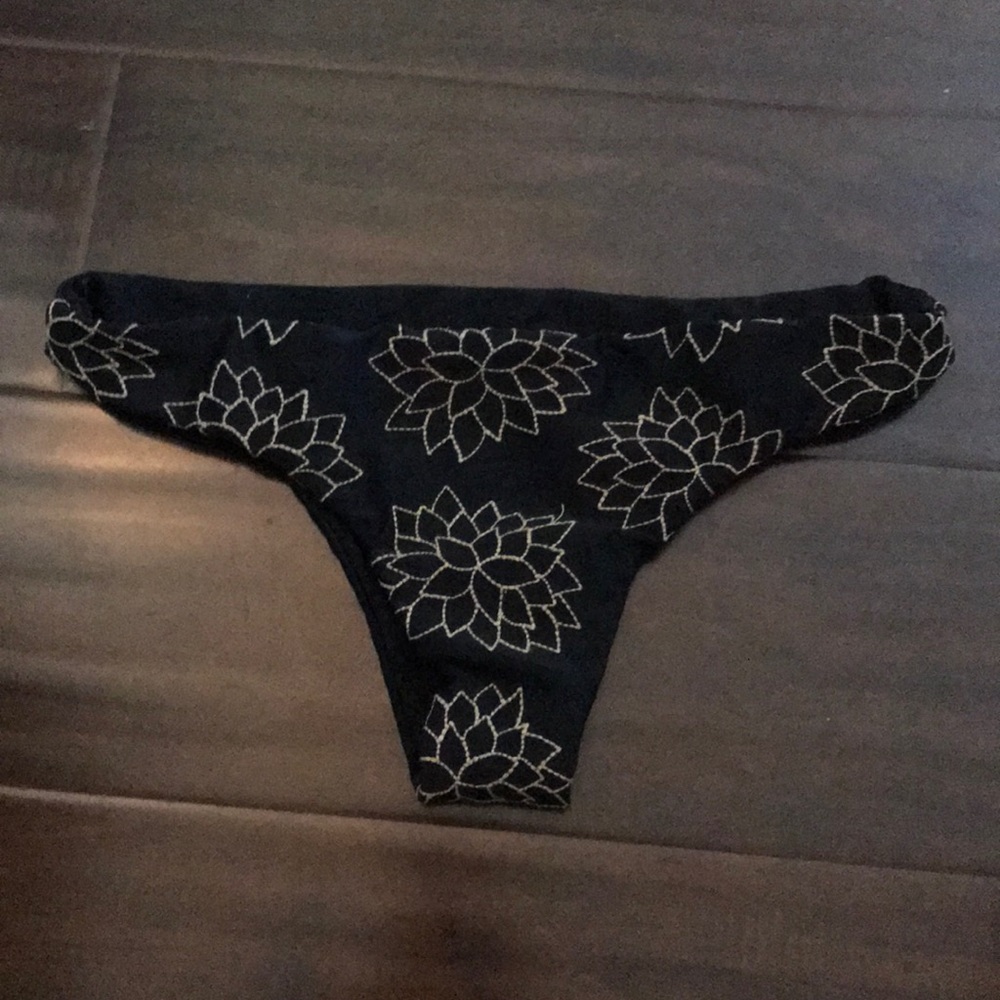 TORI PRAVER SWIM embroidered bikini bottoms